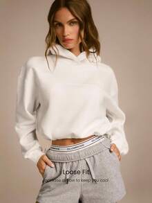 GLOWMODE 日常羊毛衫 Self Love Club 轻盈保暖宽松版型可调节风帽抽绳下摆秋冬日常休闲