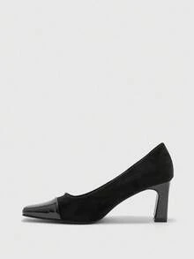 CUCCOO BIZCHIC 休闲通勤简约百搭时尚女士高跟鞋 - 黑色 - 查看 8