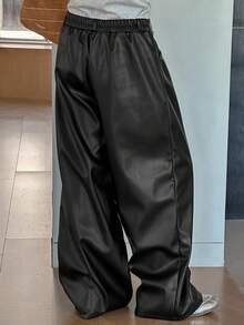 DAZY Tween Girls Daily Casual Fall Pants - Black - View 2