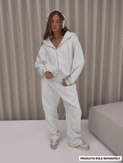 MUSERA Pantalones de chándal con cintura elástica y piernas de barril, conjunto a juego, elegante, lindo, sexy, ropa de calle para otoño, noche, Navidad, invierno