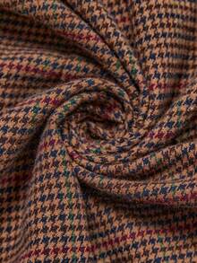 Zelara 大码女式格子印花双排扣羊毛大衣，秋季女式外套，长款女式外套，风衣，格子大衣，冬季女式外套，棕色女式冬季外套，时尚女式冬季外套，秋季女式外套，冬季女式冬季外套，外出上衣，乡村风女式外出外套，棕色格子大衣，冬季女式外套，感恩节女式外套 - 彩色 - 查看 9