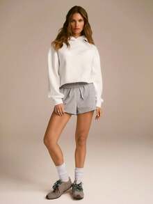 GLOWMODE 日常羊毛衫 Self Love Club 轻盈保暖宽松版型可调节风帽抽绳下摆秋冬日常休闲