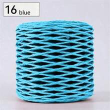 1 pieza de Hilo de Rafia, Cuerda de Rafia, Materiales de Suministros de Ganchillo y Tejido DIY para Sombreros, Bolsos, Cojines, Cestas