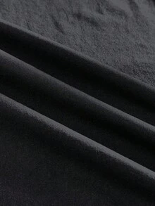 AXEPEAK Men's Knitted Casual Daily Loose Short Sleeve Patchwork T-Shirt