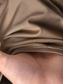 CosyJoli 大码休闲纯色褶皱紧身衣 - 彩色 - 查看 8