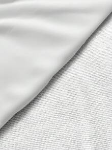 SHEIN EZwear 美国国旗图案休闲简约印花宽松圆领长袖女式卫衣，适合秋冬季穿着。 - 白色 - 查看 5