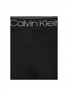 Calvin Klein 3 Pack Men Low-Rise Boxer Short Trunks - Black - View 3