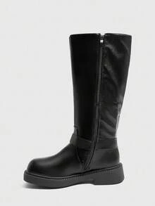 Rosivie Botas medianas hasta el tobillo de mujer de moda en color negro - Negro - Ver 8