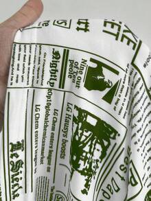 Maweii Plus Size Women Pleated Hem Skirt With Pockets