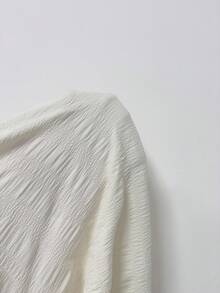 Breezaya Wrap Backless Vacation Casual Casual - Modern Casual Dress - Apricot - View 4