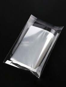 100pcs Large And Small Self-Adhesive Seal Clear Opp Bags, Reusable Sealable Plastic Cellophane Bags, Rangement,Anniversaire,Gourde,Mariage,Suitable For Large-Scale Packaging Of Small Gifts, Party Favors And Toys, Suitable For Items Of Different Sizes