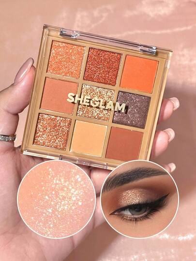 SHEGLAM Paleta De Sombras De Ojos Nine To Fine: SíMbolo De Estatus, DecoracióN Para El DíA De San ValentíN, Regalo De Amor, Maquillaje De Invierno , Fiesta, Playa, Viajes, Vacaciones, Campamentos, Aire Libre, Regalo, Rosa, Moda, NiñA, AñO Nuevo, CosméTico, Cosplay, Mejor Viaje, Festivales, Color, Elegante, Campus, Escuela, Encanto, Ambiente, Cny Brillos Marca Belleza Maquillaje Maquullaje CosméTica Para Mujeres NiñAs Perfecto Para Invierno Primavera Ideal Para Y2K Elegante Moda Adecuado Para CumpleañOs San ValentíN Regalo Fiesta Listo Mejor Color