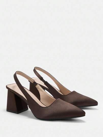 CUCCOO CURVES 大码女士时尚经典舒适尖头高跟鞋