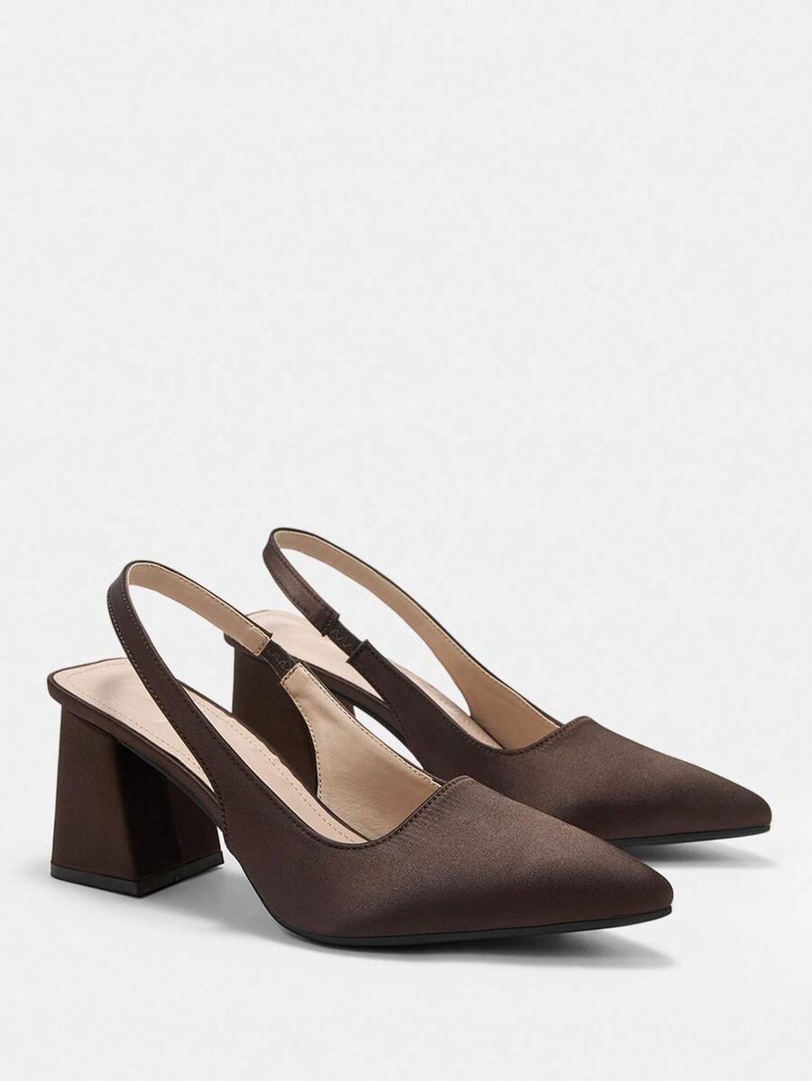 CUCCOO CURVES Plus Size Women's Fashion Classic Comfortable Pointed Toe High Heel Pumps For Christmas