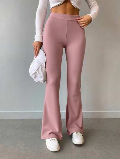 Women's High Waisted Flare Leg Pants