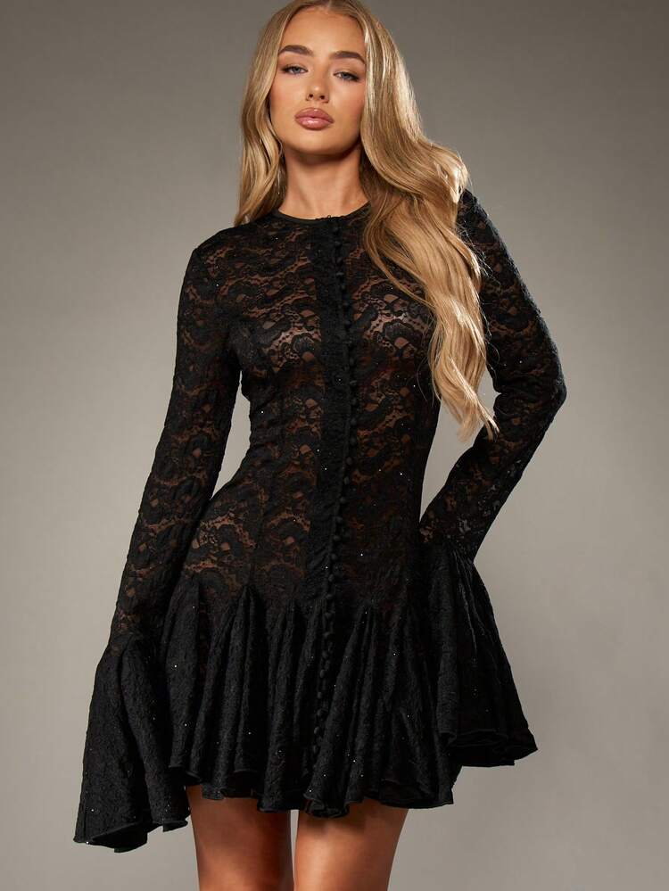 slim fit dress slacks Corseted Fit-and-Flare Wedding Dress main image 0