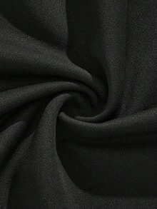 Manfinity Joysei Modischer, lässiger, junger, sportlicher Grafik-Muster Oversized Loose Fit Halb-Reißverschluss Pullover Hoodie für Herren