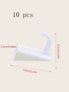 4pcs/2pcs/1pc Headphone Holder Hook Rack, Suitable For Computer Headset, Monitor Edge, Desk, Wall, Gaming, Compact & Sturdy Headphone Stand, Provides Solid Support And Space Saving - Multicolor - View 11