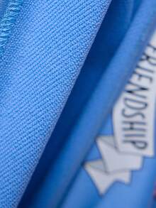 My Little Pony X SHEIN 青少年女孩休闲可爱卡通图案长袖运动衫和裤子套装，秋季 - 彩色 - 查看 11