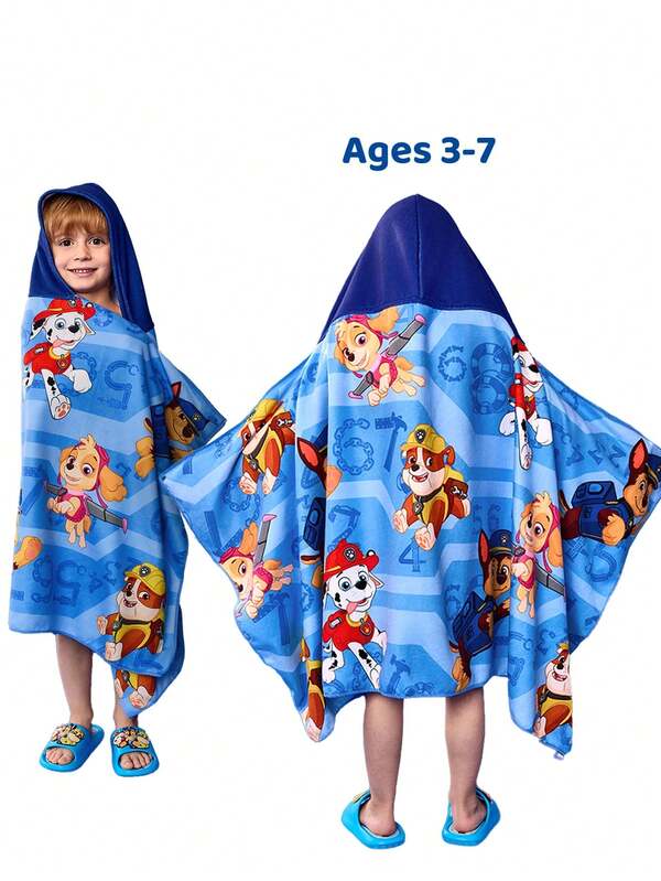 SHEIN | PAW Patrol Baby Towels And Bath Towels