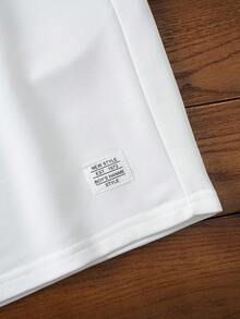 Manfinity NXTstreet 男士字母贴布抽绳腰短裤