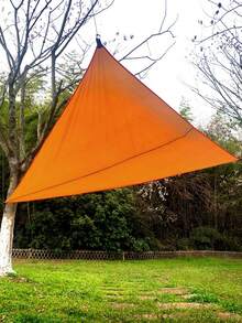 SHEIN 1 件户外三角遮阳棚防水遮阳篷帐篷天篷花园野餐露营遮阳篷布遮阳防水遮阳棚三角遮阳户外庭院派对泳池遮阳布 3*3*3 米 - 彩色 - 查看 1