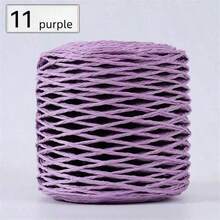 1 pieza de Hilo de Rafia, Cuerda de Rafia, Materiales de Suministros de Ganchillo y Tejido DIY para Sombreros, Bolsos, Cojines, Cestas