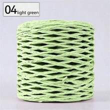 1 pieza de Hilo de Rafia, Cuerda de Rafia, Materiales de Suministros de Ganchillo y Tejido DIY para Sombreros, Bolsos, Cojines, Cestas