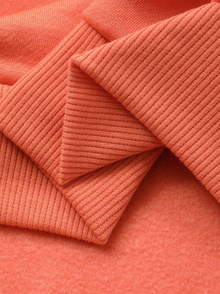 Tween Girl Crew Neck Thermal Lined Printed Sweatshirt, Fall