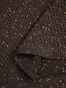 Heiryn Women's Casual Knitted Long Sleeve Sweater,Brown Sweater,Women's Winter Sweater (Scarf Not Included) - Coffee Brown - View 8