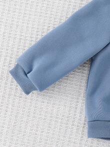 Cozy Pixies Felpa con cappuccio a maniche lunghe da bambino, con motivo a dinosaurocartoni animatin 3D e corna, per autunno e inverno