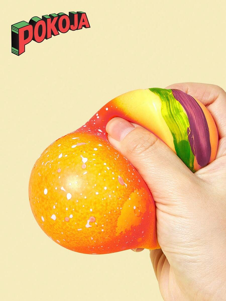 1pc Realistic Hamburger Squeeze Toy, Stretchy & Instantly Rebounding, Stress Relief Ball, Office Desk Fidget Toy, Suitable For Boys, Girls, Christmas, Birthday, Family Day Small Gift - Coffee Brown - View 1