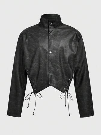 Street Life Giacca casual a maniche lunghe con tema, autunnale, da uomo