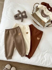 LMoss Kids LMoss 6件套男婴针织纯色条纹休闲卫衣裤套装，婴儿冬季服装，婴儿秋季服装，儿童秋季服装，儿童冬季服装，秋季套装，冬季套装，长袖 - 彩色 - 查看 5
