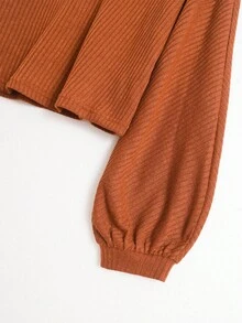 INAWLY 大码休闲宽松V领上衣