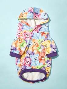 PETSIN 1pc Cute Colorful Bear Pet Print Sweatshirt - Multicolor - View 7