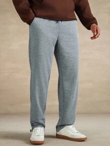 STYNVO Quần nỉ nam thường ngày đa năng thêu chữ, quần nỉ thể thao mùa thu/đông Pro Club màu xám dành cho nam. - Màu xám đen - Xem 6