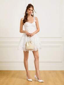 CUCCOO HITCHD 女士时尚白色高跟鞋 - 白色 - 查看 12