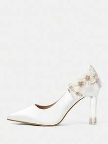 CUCCOO HITCHD 女士时尚白色高跟鞋 - 白色 - 查看 8