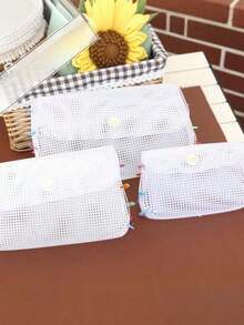 Hand-Woven Package DIY Hyuna Package Deer Sunflower Package, Grid Shaped Plate Package Chain Package Accessories Grid Sheet Home Handicraft Making Bag Tool Kit,Stitch,Crochet - Multicolor - View 6