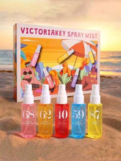 SHEIN 4/1pc 40ml Digital Beach Fragrance Sprays, Essential For The Holiday Season, Air Freshener. Long-Lasting Fragrance, Neutralizing Scent And Purifying Air, High-Quality Product, Portable, Suitable For Summer, Bedrooms, Dates, Wardrobes, Bathrooms, Travel And Family Occasions, Valentine's Day, Women's Gifts, Mother's Day, Weddings, Graduation Season