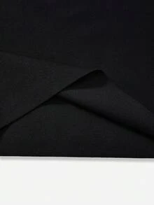 Nuvra Đầm dự tiệc hở lưng màu trơn dáng dài vừa phải cho nữ - màu đen - Xem 11