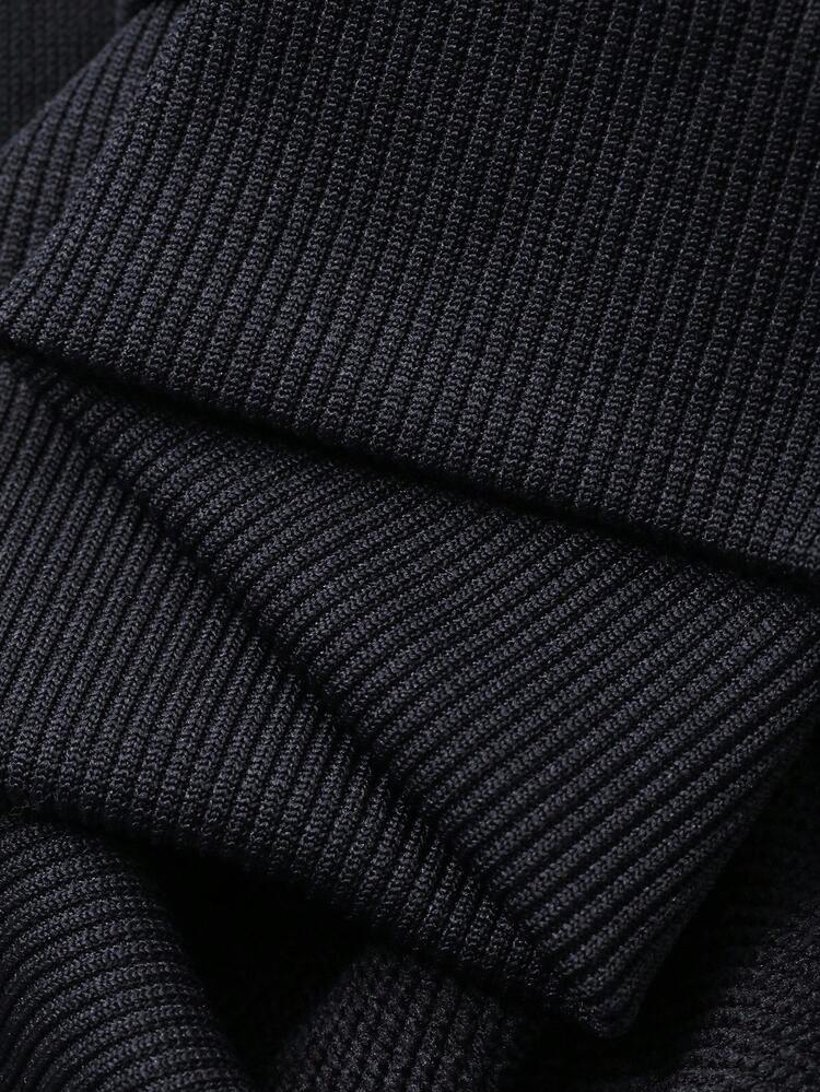 Tween Girl Casual Set: Striped Polo Neck Sweatshirt With Bow Detail And Pleated Mini Skirt, Autumn
