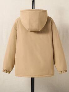 Tween Girl Clothes Puffer Jacket Girls جاكيتات بناتي بيج Winter Jacket Tween Girl Girls Winter Coat - Khaki - View 2