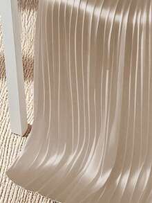 Franclia 女士优雅法式精致迷人开襟衬衫和褶皱中长裙两件套，杏色亮面，春秋 - 卡其色 - 查看 4