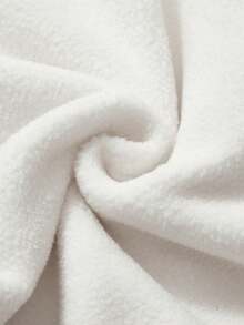 Cozy Pixies 一件婴儿保暖羊毛加厚刺绣小狗图案长袖舒适睡袋 - 白色 - 查看 10