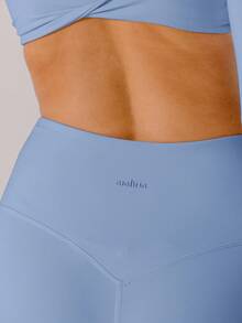 Aralina Leisurewear Active 淡粉色高腰提臀运动紧身裤 - 藍色 - 查看 3