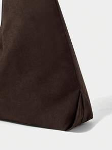 SHECARRY 休闲时尚女士大容量单肩包，适合日常使用 - 棕色 - 查看 6