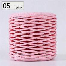 1 pieza de Hilo de Rafia, Cuerda de Rafia, Materiales de Suministros de Ganchillo y Tejido DIY para Sombreros, Bolsos, Cojines, Cestas