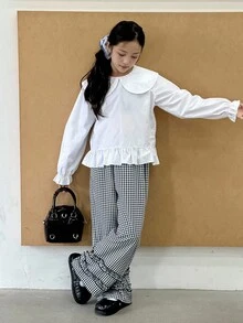 Dazy Kids Girls Fashion Shirt Set - Black and White - View 7